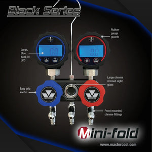 Mastercool Mini-Fold Compact 2-way Digital Aluminum Manifold 94103