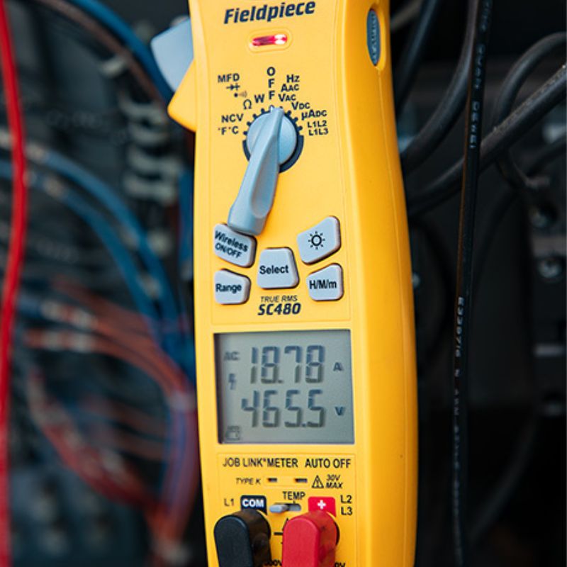 Fieldpiece SC480INT Trms Power Clamp Meter