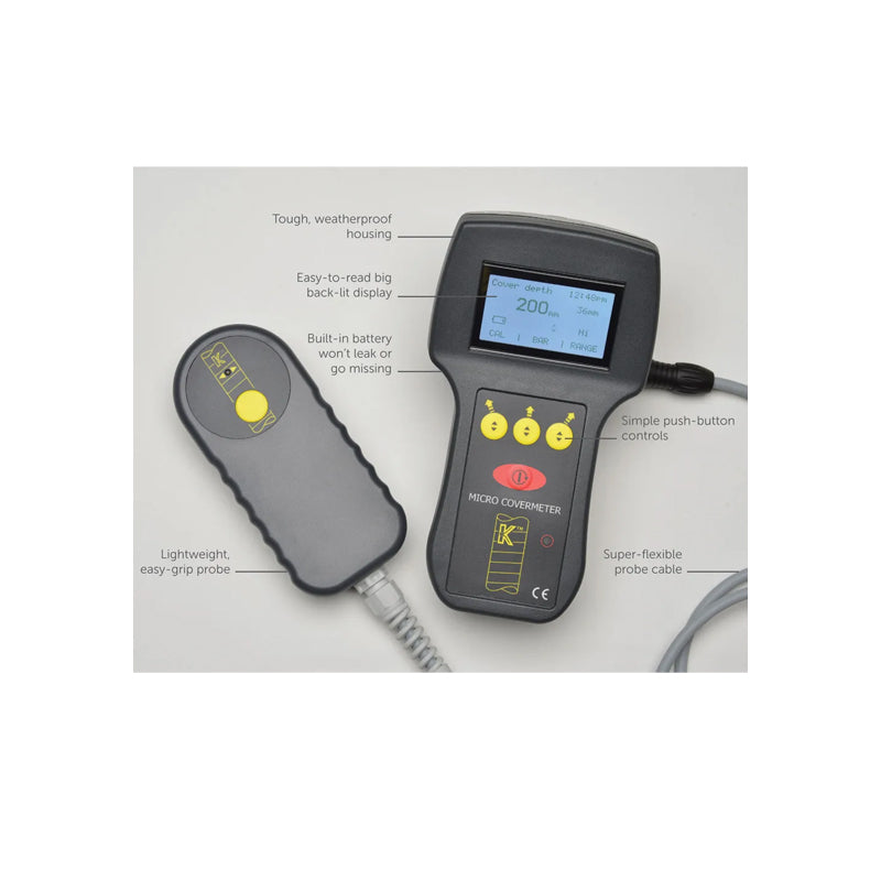Kolectric TK0261-210-40 MC8022+ Covermeter / Rebar Locator in Carry Case