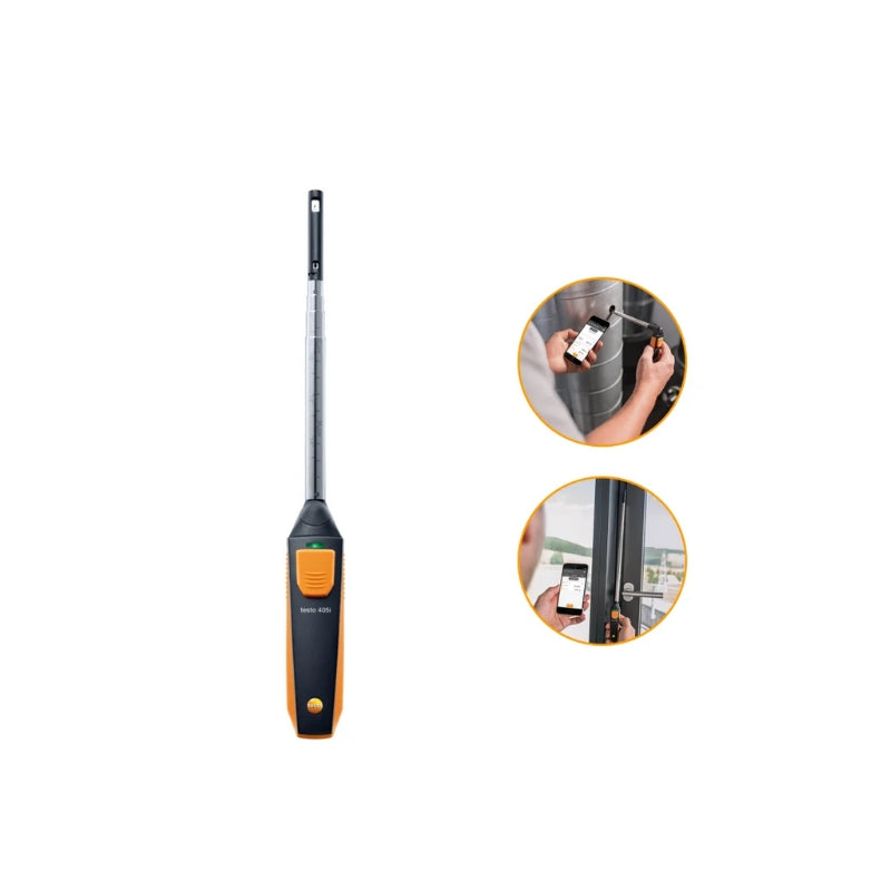 Testo 405i – Thermal Anemometer with Smartphone Operation