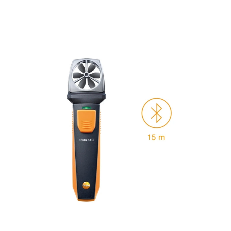 Testo 410i – Vane Anemometer with Smartphone Operation