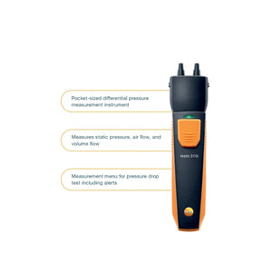 Testo 510i – Differential Pressure Measuring Instrument