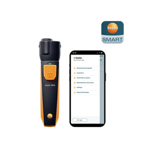Testo 805i – Infrared Thermometer with Smartphone Operation