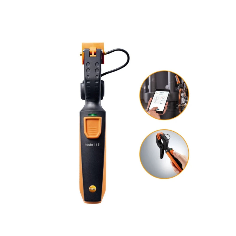 Testo 115i – Clamp Thermometer with Smartphone Operation