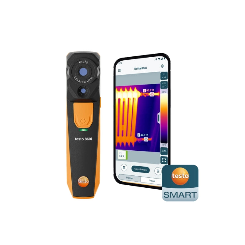 Testo 860i Kit – Wireless Thermal Imager for Smartphones