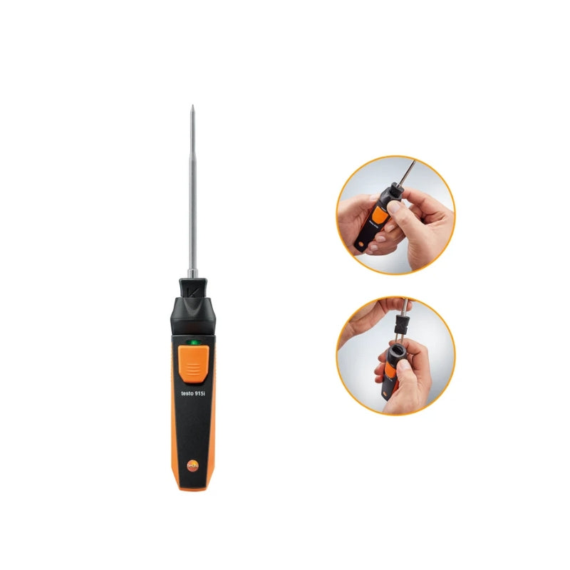 Testo 915i – Thermometer with Immersion/Penetration Probe