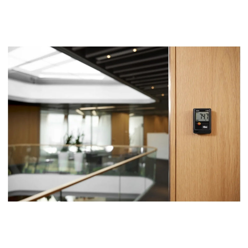 Testo 174 H – Mini Data Logger for Temperature and Humidity with USB-C and PC Software (Black)