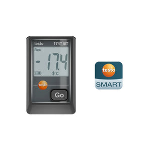 Testo 174 T BT – Mini Temperature Data Logger with Bluetooth® and App Connection (Black)