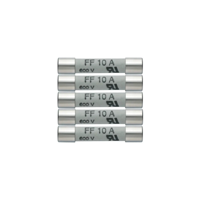 Testo Spare 10 A/600 V Fuses – 5-Pack