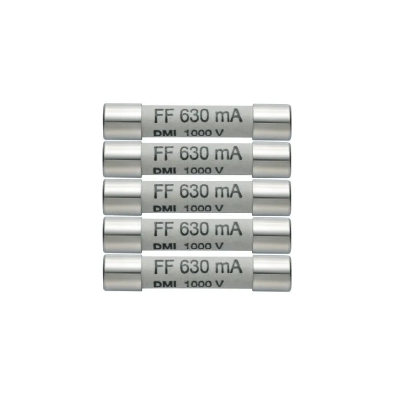 Testo Spare 630 mA / 1000 V Fuses – 5-Pack