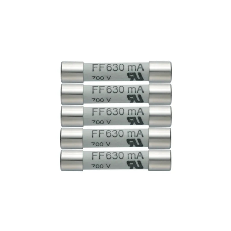 Testo Spare 630 mA / 600 V Fuses – 5-Pack