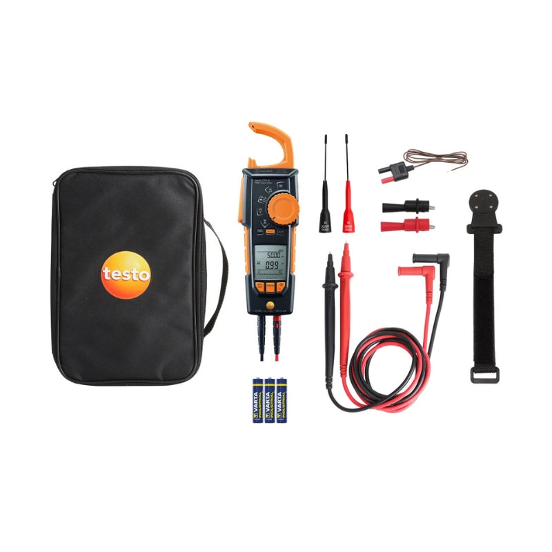 Testo 770-3 Premium Kit – Clamp Meter with Bluetooth