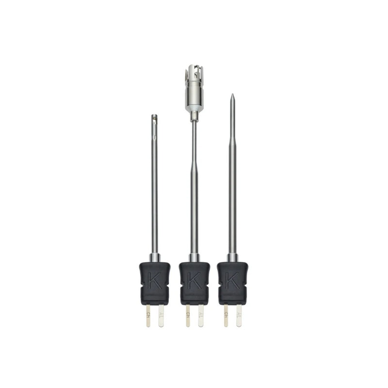 Testo Temperature Probe Kit – Air, Immersion/Penetration &amp; Surface Probes (TC Type K)