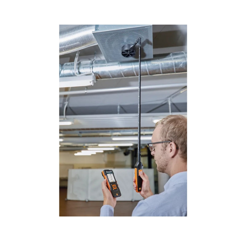 Testo Vane Probe (Ø 100 mm, Digital, with Bluetooth®) – Including Temperature Sensor
