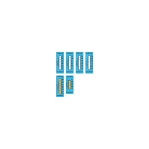 Testoterm Temperature Strips (+71 °C to +110 °C) – Permanent Heat Indicators 0646 0916
