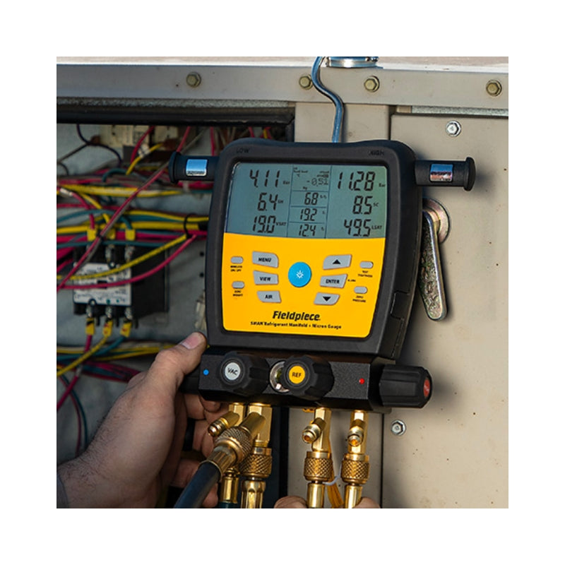 Fieldpiece SM482VINT 4-Valve Digital Manifold with built in Data Logging