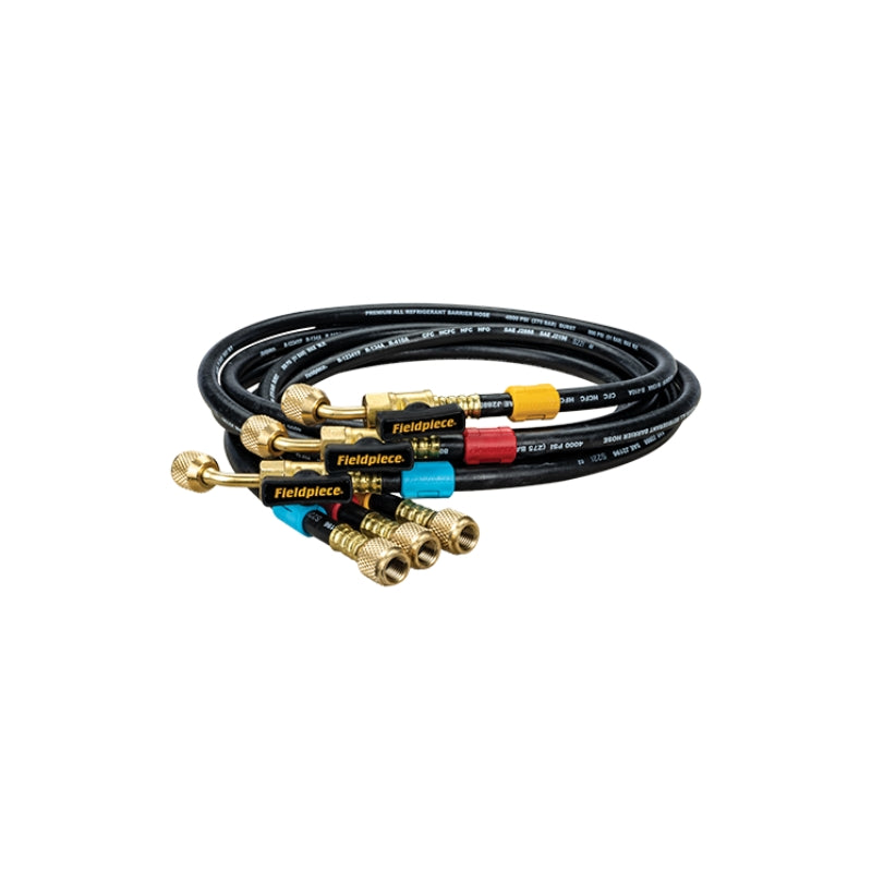 Fieldpiece HR3B 3 x Premium Black Refrigerant Hoses