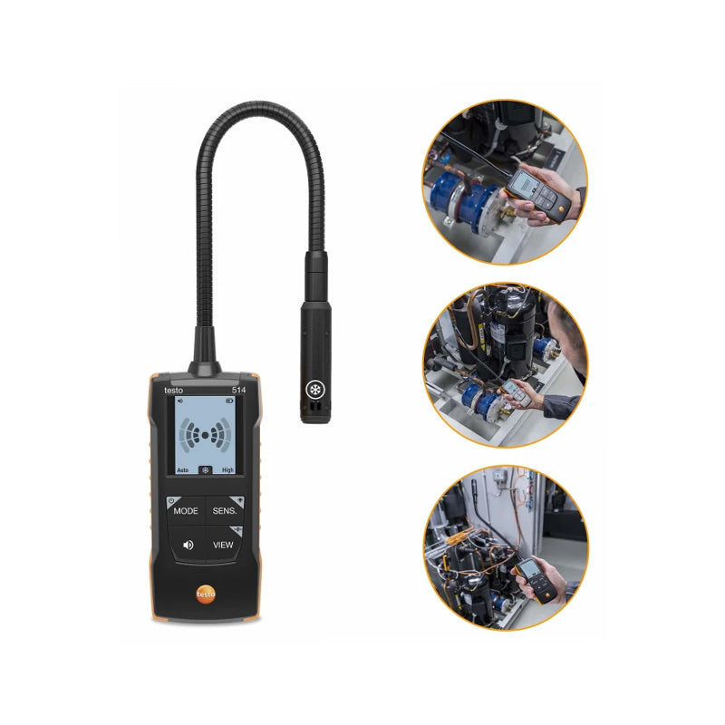 Testo 514 Refrigerant Leak Detector with Flexible Probe