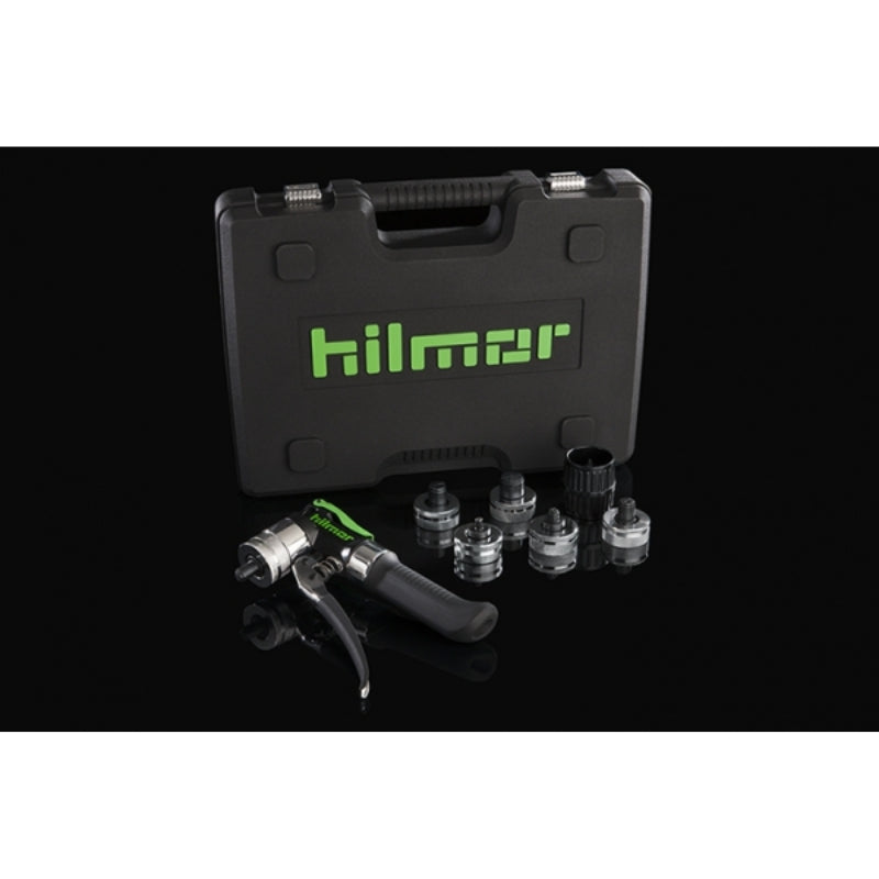 Hilmor 1839015 Compact Swage Tool Kit with Deburrer – 3/8″ to 7/8″