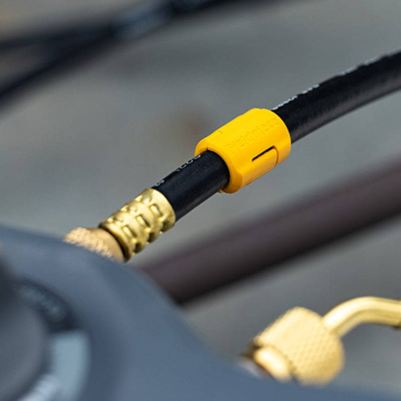 Fieldpiece HR3 3 x Premium Black Refrigerant Hoses 1.5m with 1/4&quot; Fittings