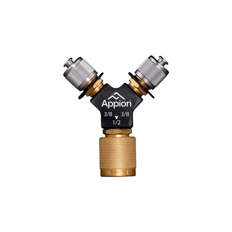 Appion High Speed Y-Fitting for Recovery or Evacuation 1/2&quot; SPDY12