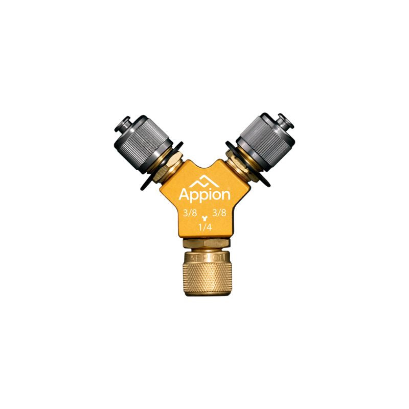 Appion High Speed Y-Fitting for Recovery or Evacuation 1/4&quot; SPDY14