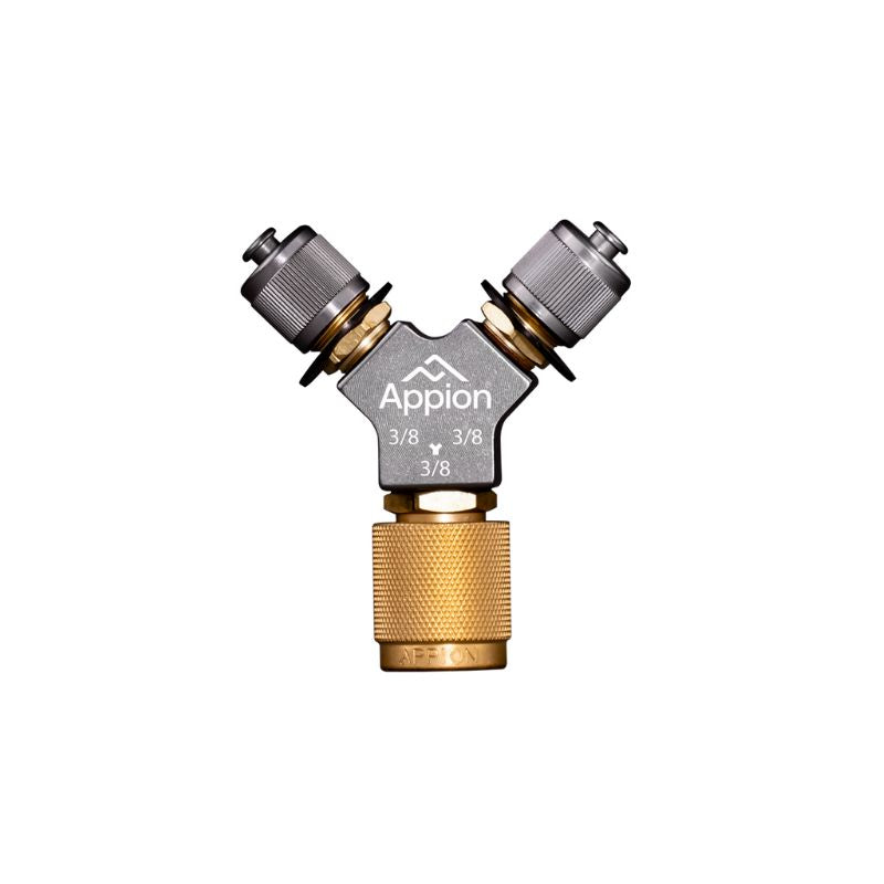 Appion High Speed Y-Fitting for Recovery or Evacuation 3/8&quot; SPDY38