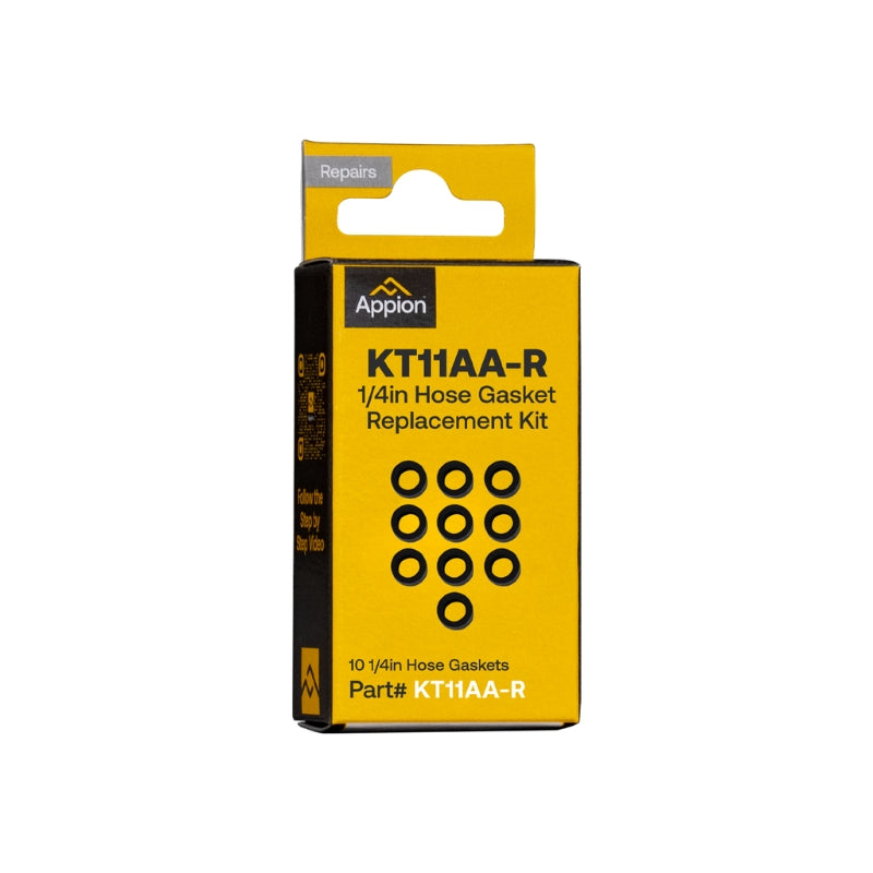 Appion MegaFlow Hose Gasket Replacement Kit 1/4&quot; 10pack KT11AA-R