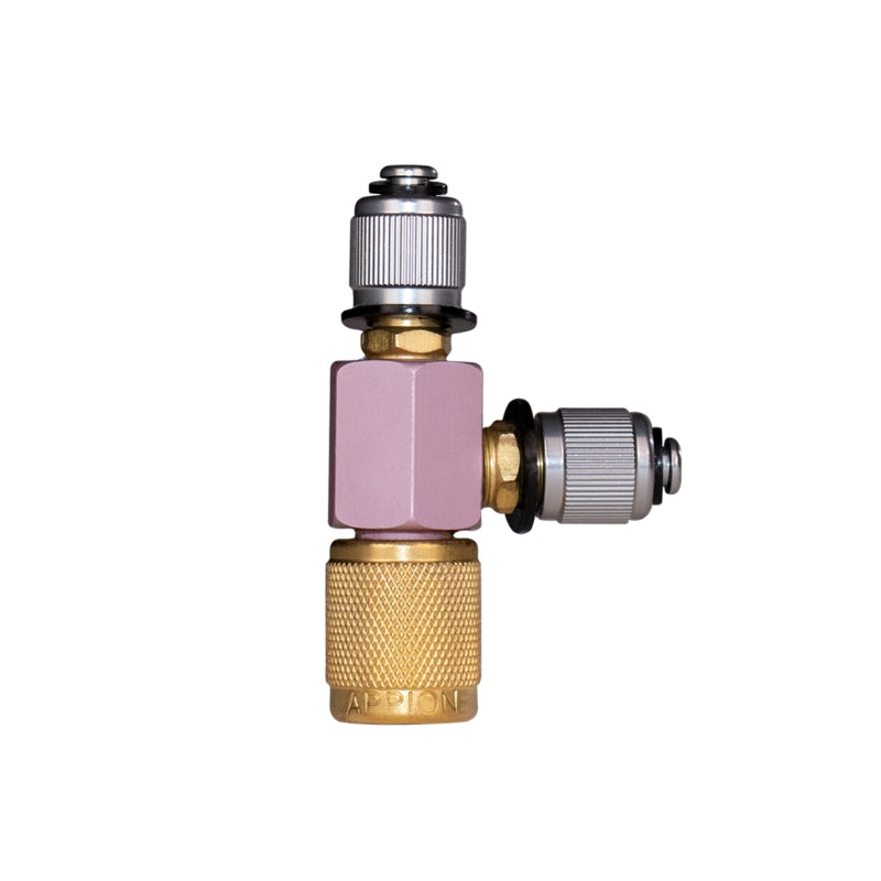 Appion MegaSeal Low-Loss Charging Tee 5/16&quot; FL CTEE516