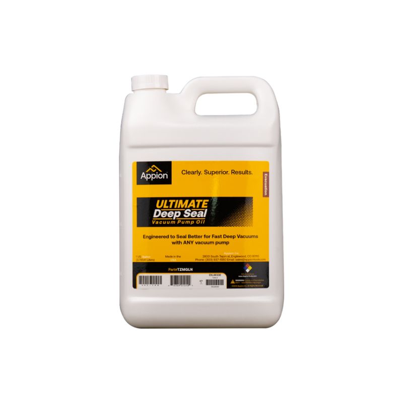 Appion Ultimate Deep Seal Vacuum Pump Oil 3.8L TZMGLN