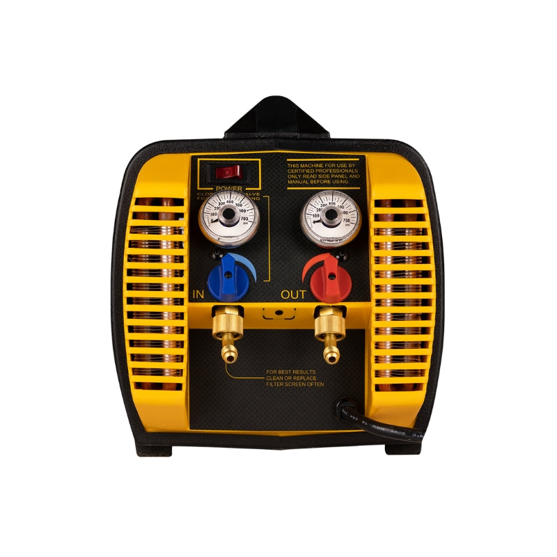 Appion G5TWIN Refrigerant Recovery Machine Showing Dials 