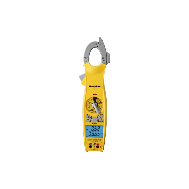 Fieldpiece SC680INT Trms AC/DC Amp Clamp Meter with Power function