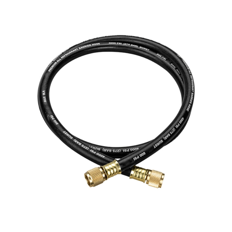 Fieldpiece HV1 Premium Vacuum Rated Recovery Single Black Hose 1.5m with 3/8&quot; Fittings