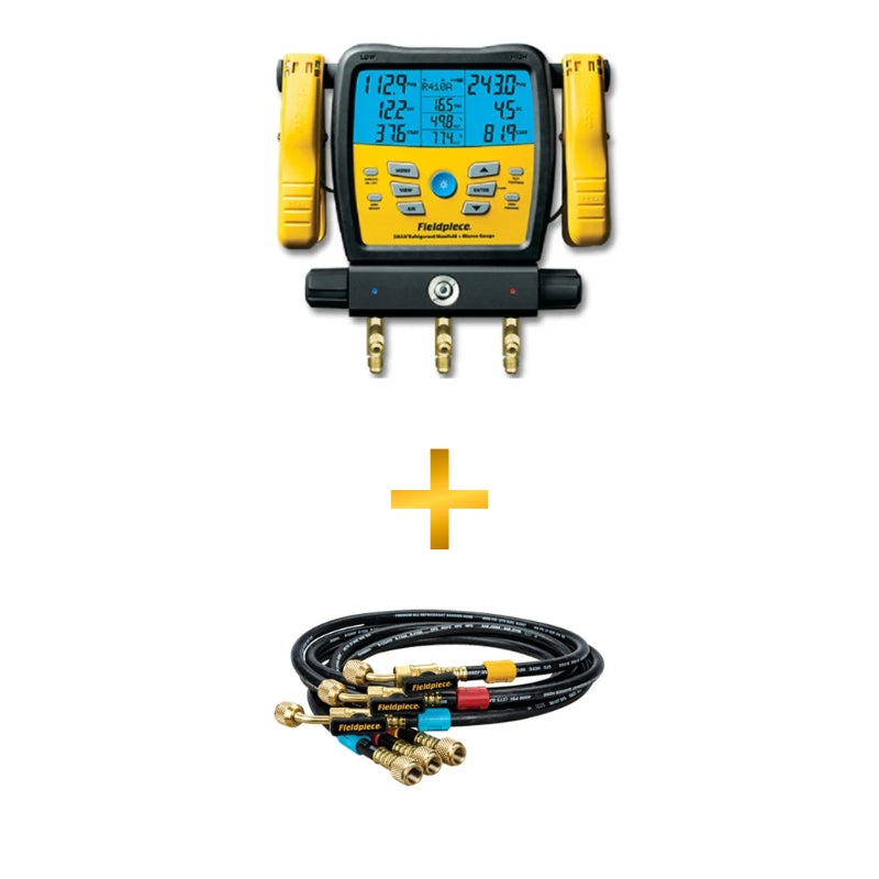 Fieldpiece SM380VINT 2-Valve Digital Manifold with built in Data Logging