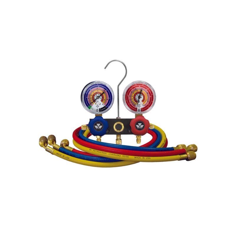 Mastercool 2-Way R32 R410A Manifold Gauge Set with 150cm Hose 93661-EB1