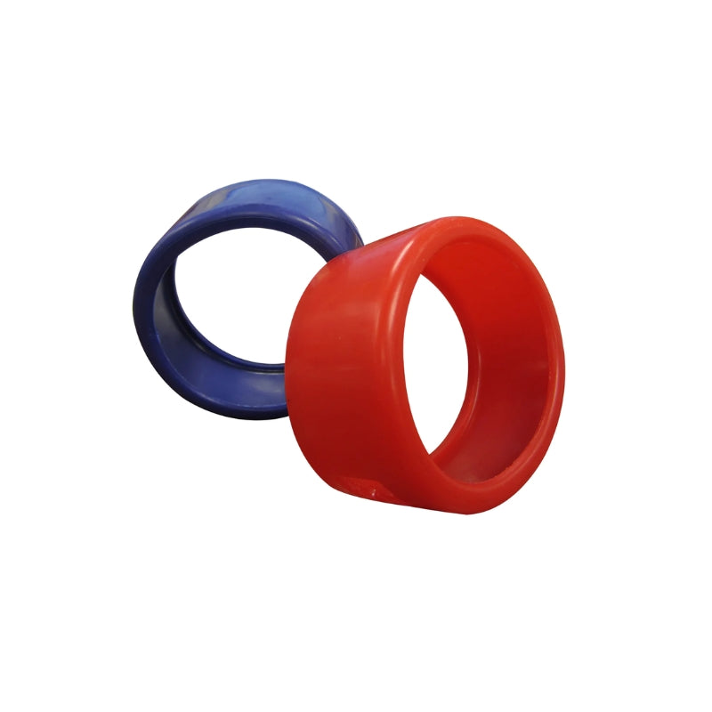 Mastercool 80mm Gauge Protector Set Red Blue - 91553-EE