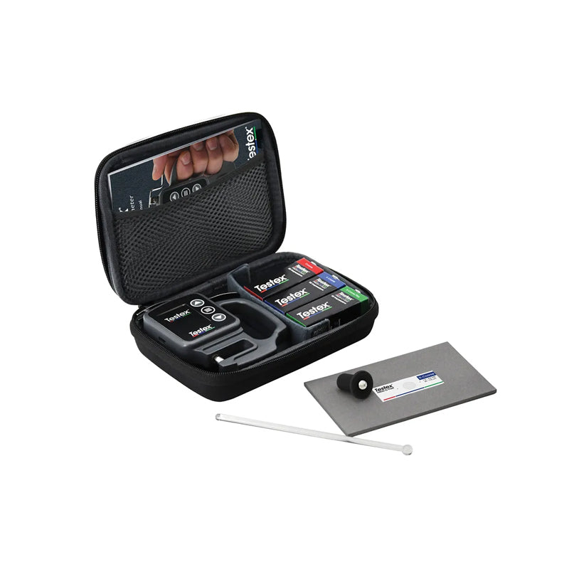 Testex RTKIT Digital Micrometer Kit Certified with replica tape (Set of 3) and Burnishing Tools