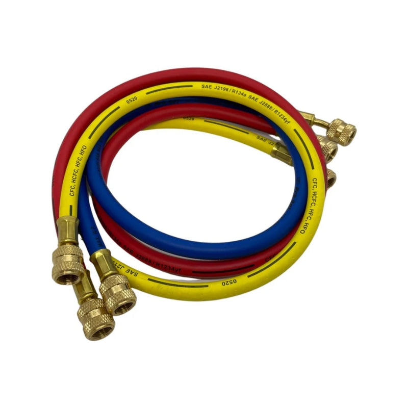 CPS Premium Hose Set 90cm with 1/2&quot;-20 UNF fittings R410A HJ3