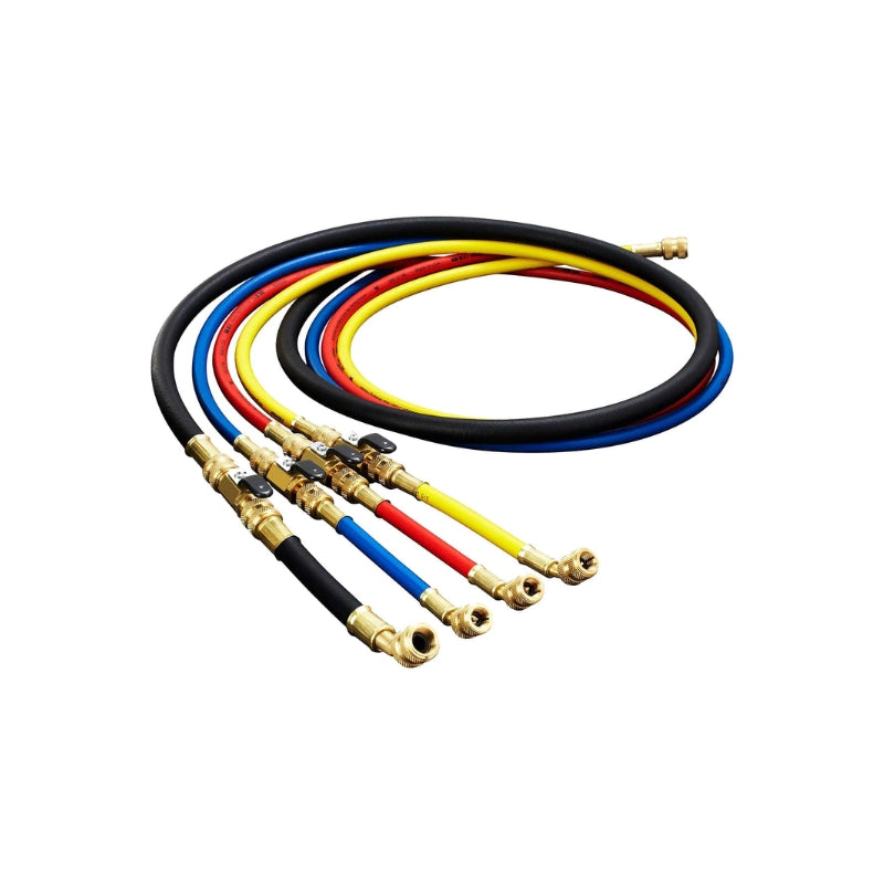 Hilmor 1839143 Refrigeration Hoses with Ball Valve Adapters