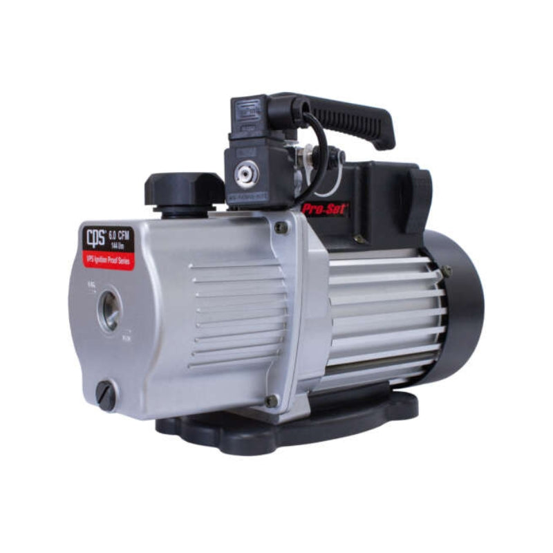CPS 2-Stage Spark Proof Vacuum Pump with Inlet Solenoid Valve 144 L/M 6CFM VPS6DAV