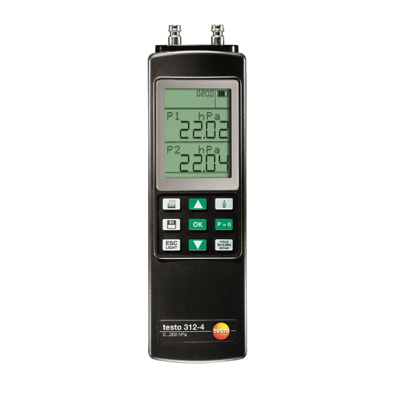 testo 312-4 - Differential Pressure Measuring Instrument
