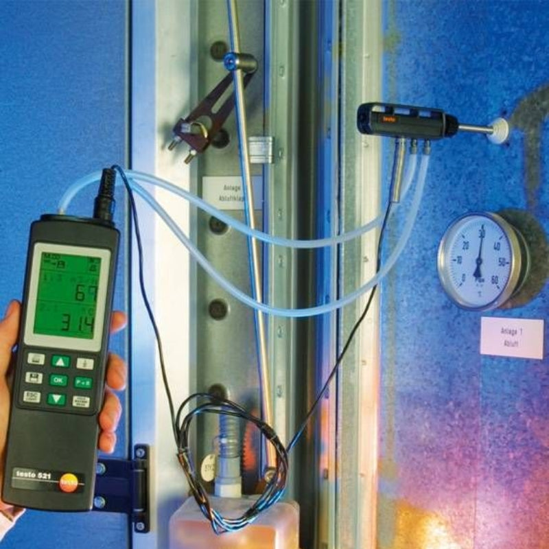 testo 521-1 Differential Pressure Measuring Instrument (0.2 % of f.v.)