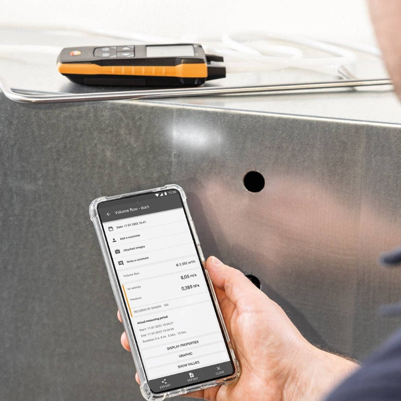 testo 512-1 Digital differential pressure measuring instrument