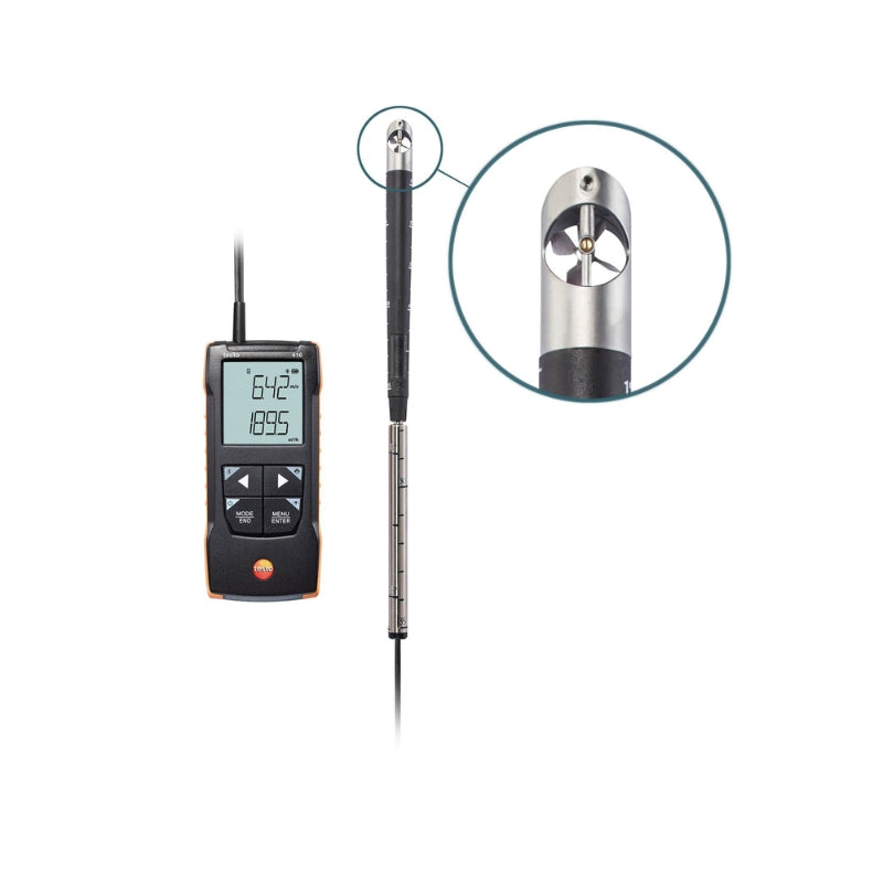 testo 416 Digital 16mm Vane Anemometer